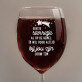 Eerste ster op de hemel - Wijnglas