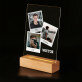 Palaroids - Afdruk op acrylglas met LED- standaard