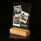 Palaroids - Afdruk op acrylglas met LED- standaard
