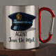 Agent - Stalen mok