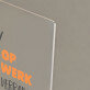 succes op je nieuwe werk - Afdruk op acrylglas