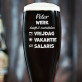 Werk heeft 3 voordelen - Bierglas