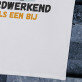 Hardwerkend als een bij - Heren t-shirt