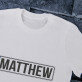 Kenteken naam - Heren t-shirt