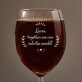 regel de wereld - Wijnglas