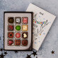 Getekende rendier - Pralines van belgische chocolade