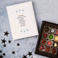 Getekende rendier - Pralines van belgische chocolade