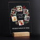 Kerstelijk riet foto - Afdruk op acrylglas met LED- standaard