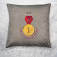 Vader voor medaille - Kussen