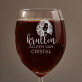 krullen - Wijnglas