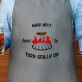 Zet grill aan - Keukenschort