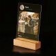 Jouw foto instagram - Afdruk op acrylglas met LED- standaard