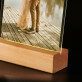 Jouw foto - Afdruk op acrylglas met LED- standaard