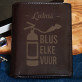 Blus elke brand - Leren portemonnee