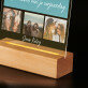 Verjaardag foto`s - Afdruk op acrylglas met LED- standaard