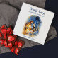 Vrolijk kerst kerststal - Chocolade met aardbeien