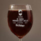 haren worden niet grijs - Wijnglas