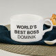 World`s best boss - Kopje met schotel
