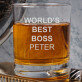 World`s best boss - Whiskyglazen