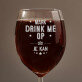 drink me op - Wijnglas