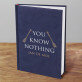 You know nothing - Notitieboek