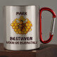 Bestuiven voor de bijenstal - Stalen mok Bestuiven voor de bijenstal - Stalen mok