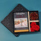 Cadeauset met voor de oma afdruk op glas en chocolade