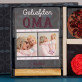 Cadeauset met voor de oma afdruk op glas en chocolade