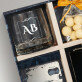 Cadeauset met voor de broer glas whisky
