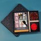Cadeauset met voor de moeder afdruk op glas en chocolade