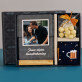 Cadeauset voor de echtgenoot met afdruk op glas en noten in witte chocolade
