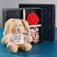 Cadeauset met voor de verloofde een knuffeldier