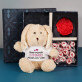 Cadeauset met voor beste vriendin een knuffeldier
