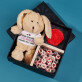 Cadeauset met voor beste vriendin een knuffeldier