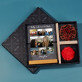 Cadeauset met  voor de beste vriendin afdruk op glas en chocolade