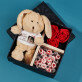Cadeauset met voor de zus een knuffeldier