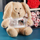 Cadeauset met voor de zus een knuffeldier