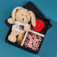 Cadeauset met voor de zus een knuffeldier