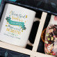 Cadeauset voor de vader 2 met mok en thee