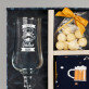 Cadeauset voor de vader met bierpokal en sokken