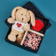 Cadeauset met voor de echtgenote een knuffeldier