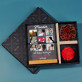 Cadeauset met voor de moederdag afdruk op glas en chocolade