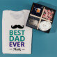 Cadeauset voor de vaderdag met heren t-shirt