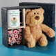 Cadeauset met voor de communie voor jongen mok en teddybeer
