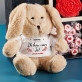 Cadeauset met voor huwelijksverjaardag  een knuffeldier