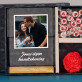 Cadeauset met jouw foto met afdruk op glas en snoepjes