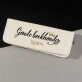 Schrijfset in lederen etui - Goude boekhouder