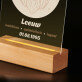sterrenbeeld-leeuw - Afdruk op acrylglas met LED- standaard