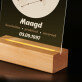 sterrenbeeld - maagd - Afdruk op acrylglas met LED- standaard