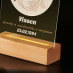 sterrenbeeld-vissen - Afdruk op acrylglas met LED- standaard